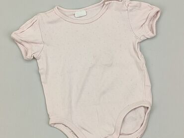 różowe body niemowlęce: Body, H&M, 3-6 m, 
stan - Dobry