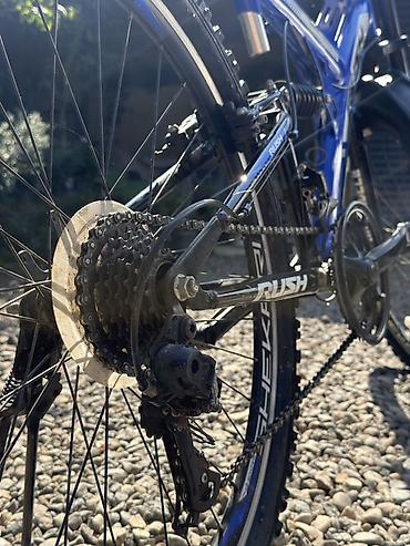 velosibet 26lıq: Rush CAS Full Suspension dağ velosipedi - Korpus: möhkəm polad şassi — 6
