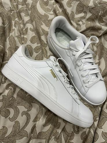 mango 36: Кроссовки, 39, Puma, Новый, цвет - Белый, Платная доставка — 1