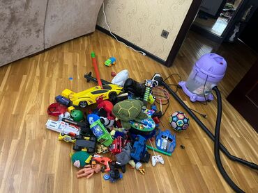 Oyuncaqlar: Uşaq oyuncaqları və oyun çadırı – böyük qarışıq dəst icinde — 5