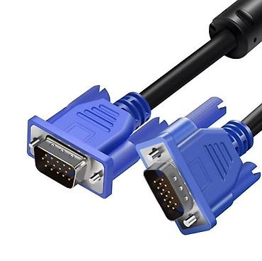 samsung а70: Кабель 3м длинна, новый. VGA кабель (D-Sub 15 pin) для подключения — 1