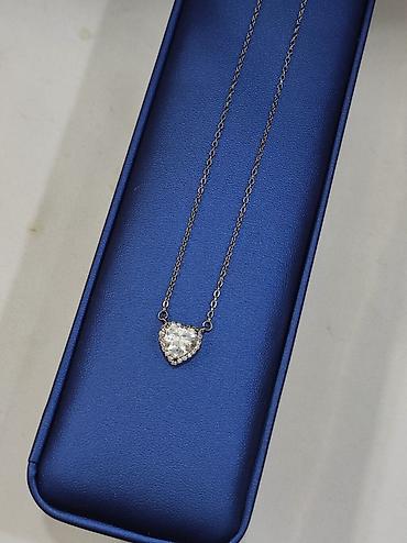 Серебряные колье: Серебряная Цепочка " Сердечка" Серебро 925 пробы Длина 45 -50см — 6