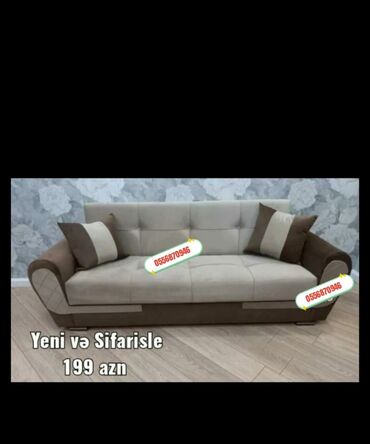 Sifarişlə divanlar: Divan, Qonaq otağı üçün, Parça, Bazalı, Açılan — 1