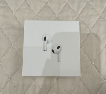 airpods qulaqcıq: Airpods 3, teze, bidefe yoxlanib, isdenmiyib, orginaldir, Amerikadan