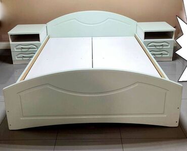 Роскошная и шикарная двуспальная кровать + 2 тумбочки (ПОЛЬША) - это
