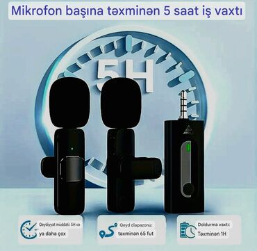 Mikrofonlar: Yeni Simsiz (Bluetooth) Mikrofon Ünvandan götürmə — 23