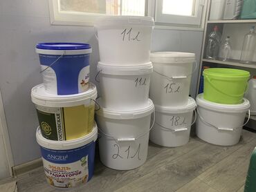 мотопомпы для полива полей: Ведра Пластиковые новые Пищевые для Лакокрасочных материалов и