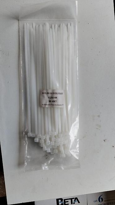 Məişət məhsulları: 200 ƏDƏD Naylon kabel bağları (zip tie) - Material: Nylon 6.6, UL — 2