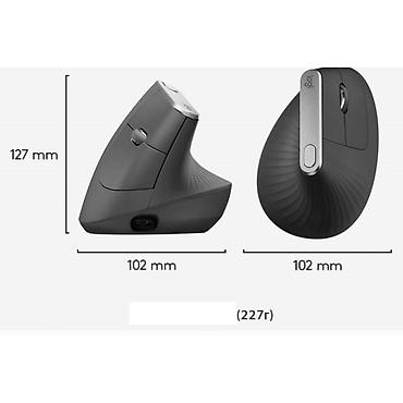 tab s10: Logitech MX Vertical Advanced Ergonomic Mouse Graphite (910-005448) — 3