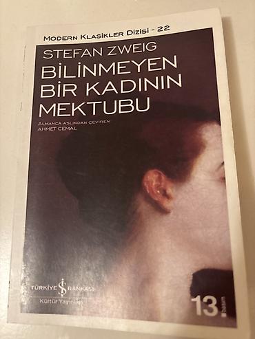 Məhsul: Kitab – “Bilinmeyen Bir Kadının Mektubu” Müəllif: Stefan