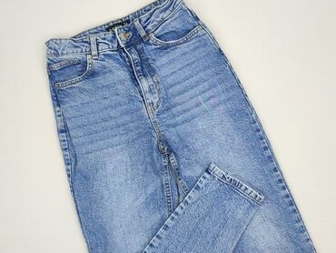 dżinsy woskowane: Denim, Jeansy damskie, rozmiar XS