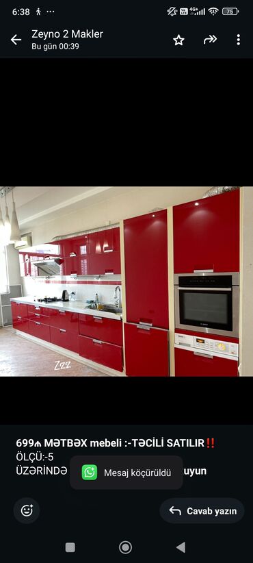 Otaq bitkiləri: *699₼ MƏTBƏX mebeli :-TƏCİLİ SATILIR*‼️ ÖLÇÜ:-5 ÜZƏRİNDƏ