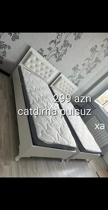 Çarpayılar: Tək nəfərlik çarpayı modelləri - Müxtəlif dizaynlar: ağ korpuslu — 35