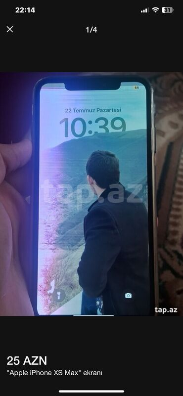 baku electronics iphone x: IPhone Xs Max, 128 GB, Ağ, Barmaq izi, Face ID