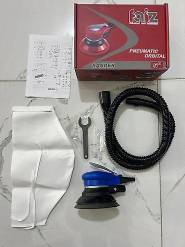 Kaiz markalı 5 düymlük pnevmatik orbital sander. Hava ilə işləyən bu lalafo.az -da Kaiz markalı 5 düymlük pnevmatik orbital sander. Hava ilə işləyən bu