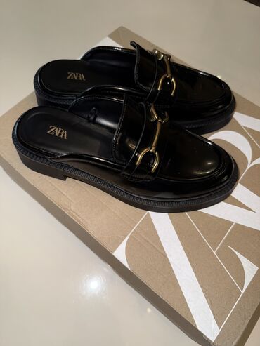 Makasin və loferlər: Zara, Ölçü: 37, rəng - Qara, Yeni