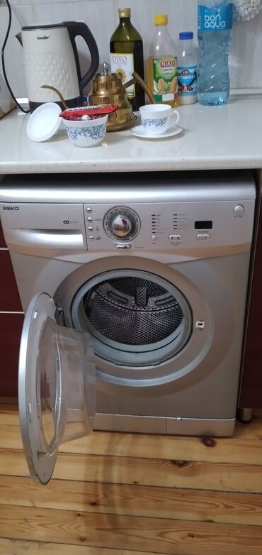Mətbəx texnikası: Paltaryuyan maşın Beko, 5 kq, İşlənmiş, Avtomat, Qurutma var, Kredit yoxdur, Pulsuz çatdırılma