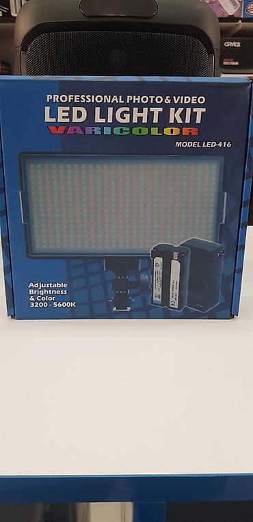 Peşəkar Foto və Video LED Light Kit – Varicolor (Model LED-416)