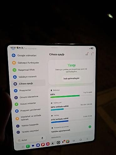 2 ci əl komputer: Samsung Galaxy Z Fold 5, 256 GB, rəng - Qara, Barmaq izi — 5