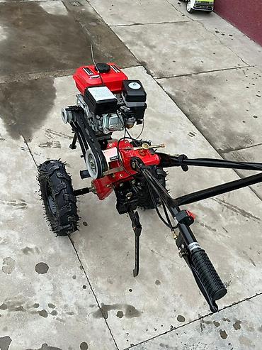 Бензиновые мотоблоки: Мотоблок Green Farmer M5 - Бензиновый двигатель 170F, максимальная — 1