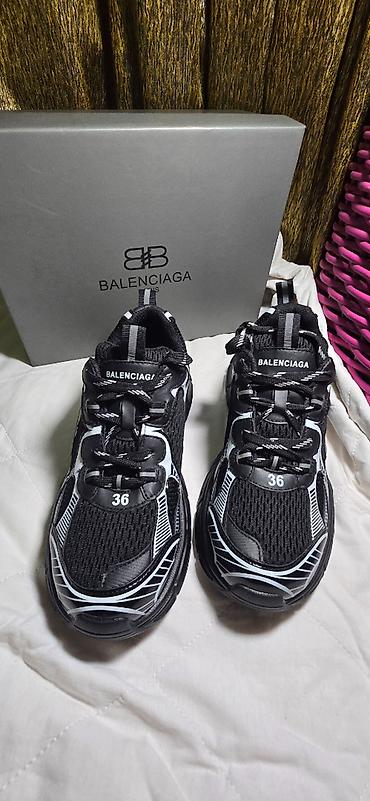 ket ayaqqabilar: Balenciaga, Размер: 37, цвет - Черный, Новый — 4