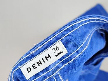 jeansy cargo: Denim, Spodnie cargo damskie, rozmiar S — 4