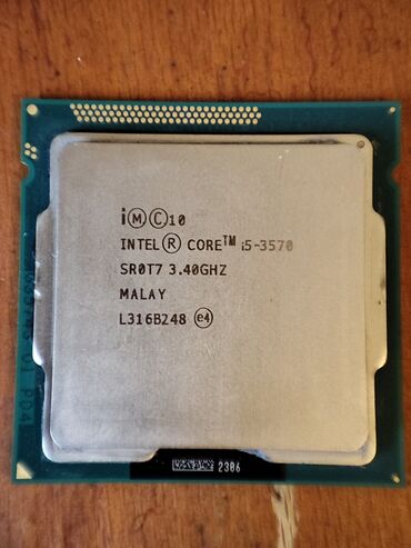 i5 3570 цена: Процессор, Колдонулган, Intel Core i5, 4 ядролор, ПК үчүн