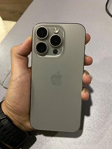 ipone 8 pilus: IPhone 15 Pro, 128 GB, Natural Titanium, Simsiz şarj, Face ID — 1