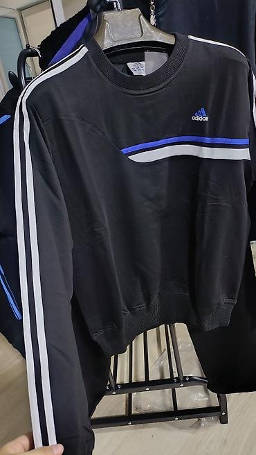 черные худи: Худи со штанами турецкого качестве Adidas мужская/унисекс - Цвет — 3