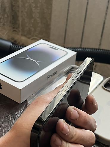 Apple iPhone: IPhone 14 Pro, Б/у, 128 ГБ, Black Titanium, Чехол, Коробка, 66 % — 8