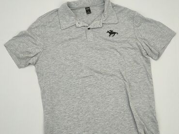 Ubrania męskie: Koszulka polo dla mężczyzn, M, Shein, stan - Dobry