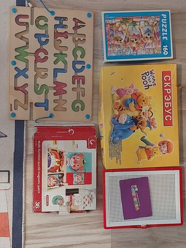 алфа: Развивающие книги и игры для детей, деревянные пазлы, алфавит