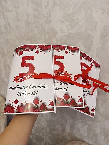 Digər xidmətlər: Muellimeler ucun sekilli ve sokoladli hediyyelik aciqcalar.Sifaris — 3
