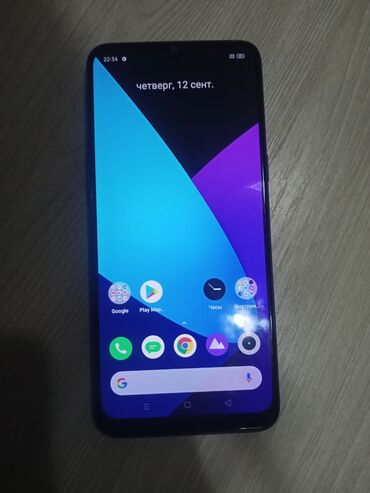 Realme: Realme C3, Б/у, 32 ГБ, цвет - Голубой, 2 SIM