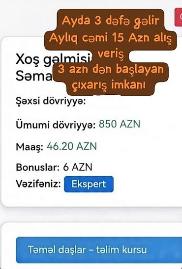 ПО для бизнеса: Onlayn gəlir platforması üçün təklif - Gündə 1–2 saat vaxt ayıraraq — 1