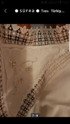 Digər qab-qacaq və mətbəx ləvazimatları: Süfrə. Təzə. Türkiyə istehsalı. Tac firması. Ölçü - 220 x 160 — 8