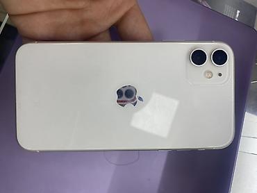 dublikat iphone 11: IPhone 11, Б/у, 128 ГБ, Белый, Защитное стекло, Чехол, 77 % — 8