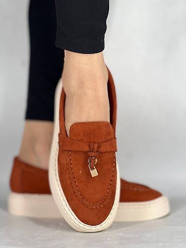 Мокасины и лоферы: Женские лоферы на платформе Размерный ряд 36.37.38.39.40 Большемеры — 1