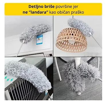 Kućna hemija i proizvodi za kuću: Teleskopski perjač za prašinu sa mikrovlaknom - Produživa drška do — 5