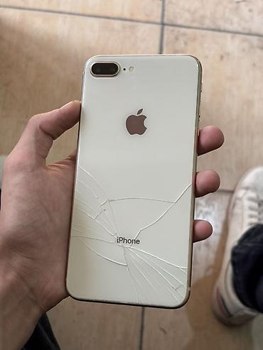 aux iphone: IPhone 8 Plus, 64 GB, Qızılı, Qırıq — 1