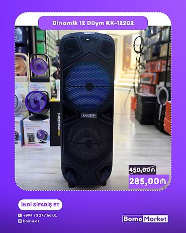 bose ses sistemi: Yeni Kolonka, Növ - Portativ, rəng - Qara — 1