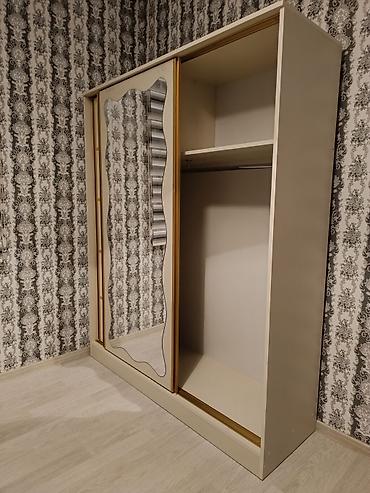 dehliz skafi: Yeni, 2 qapılı, Güzgülü, Bej, Kupe, Düz dolab — 2
