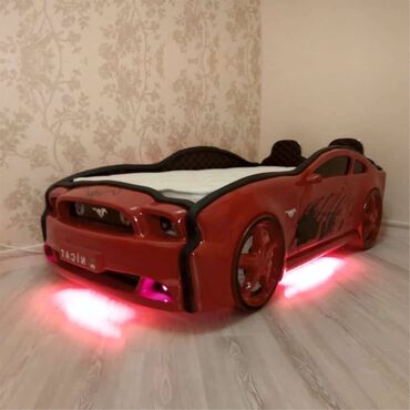 Uşaq üçün maşın çarpayıları: Yeni, Hazır, Maşın-çarpayı, Matras ilə, Siyirməsiz — 23