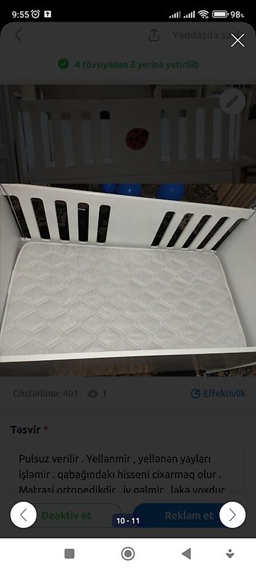 Beşiklər: Pulsuz verilir ehtiyyaci olan gotursun . Yellənmir sadəcə yellənən — 8