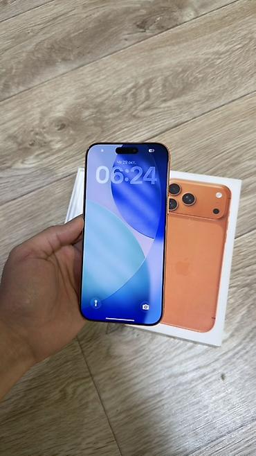 Техника и электроника: IPhone 17 Pro Max, Б/у, 256 ГБ, Оранжевый, Коробка, 95 % — 3