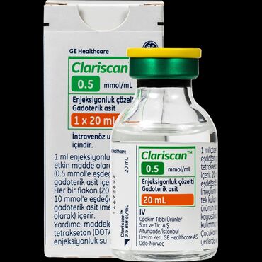система для растворов: Продаю Кларискан (гадотеровая кислота) контрастное средство для МРТ