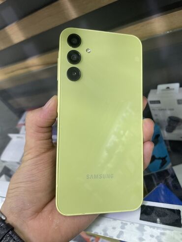 Samsung: Samsung Galaxy A15, Колдонулган, 128 ГБ, түсү - Сары, 2 SIM