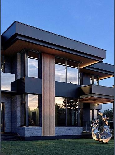 Фасадные работы: Проектирование и строительство современных частных домов - — 3