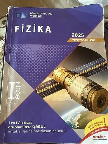 Kitablar və jurnallar: Məhsul: “Fizika – 2025 Test Toplusu”, I hissə Bəzi hissələri — 1