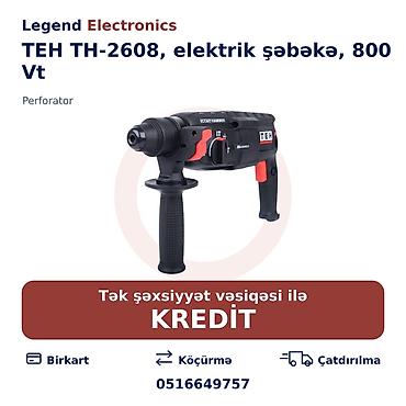 cekic 2018 cekic 2018: Elan başlığı: Perforator TEH TH-2608, elektrik şəbəkə, 800 Vt — 1